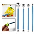 thumbnail image 4 of Youkk 4 Pcs/set Outils de Modélisation en Argile Boule Outils de Modélisation en Argile Poterie Céramique Poupée Outils de Modélisation Double Extrémité, 4 of 7