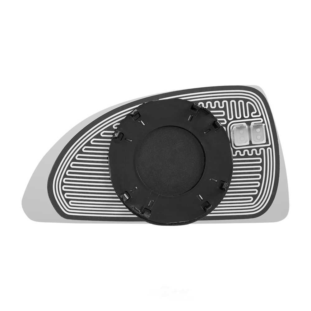 Burco Side View Mirror Replacement Glass with Motor Mount Plate - Clear Glass - 5163HRSG