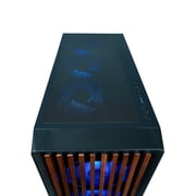ViprTech Overlord Wood Gaming PC - AMD Ryzen 7 (4.4Ghz), RX 9060 16GB, 16GB DDR6, 1T SSD, Black Walnut