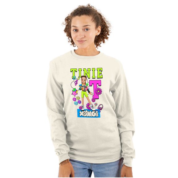 XOMG POP Tinie T Popstar Dream Women's Long Sleeve T Shirt Brisco Brands 2X