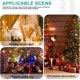 thumbnail image 5 of 50 PCS Gancho de canalón navideño de plástico Ganchos de luces navideñas blancas Ganchos de canalón para guirnaldas Clips de canalón en forma de S para decoración de fiesta LED al aire libre, 5 of 5
