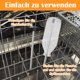 thumbnail image 5 of 6 soportes para botellas de acero inoxidable, compatibles con lavavajillas, soporte para botellas, soporte para botellas, soporte para vasos para todos los escurreplatos habituales, con tapa de, 5 of 7