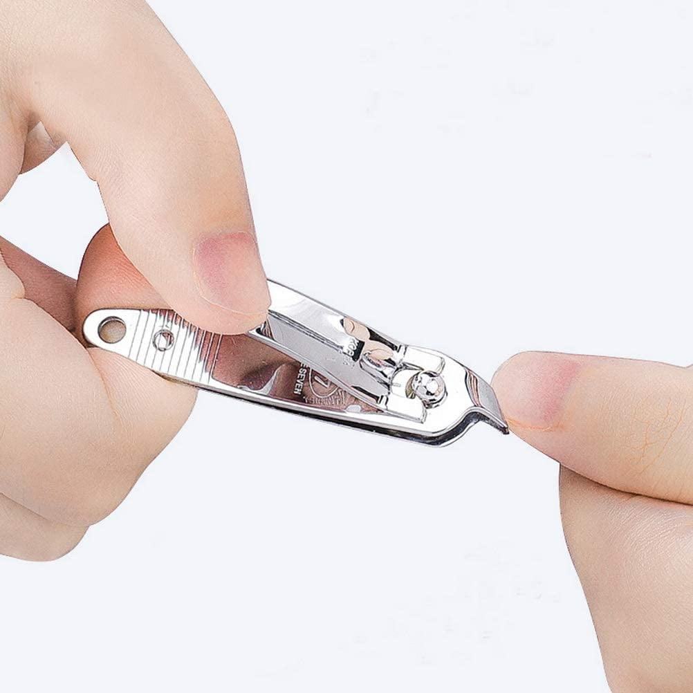 2 PCS Metal Slanted Edge Nail Cutting Clippers Pedicure Manicure Tool Tip Cuticle Clipper Cutter