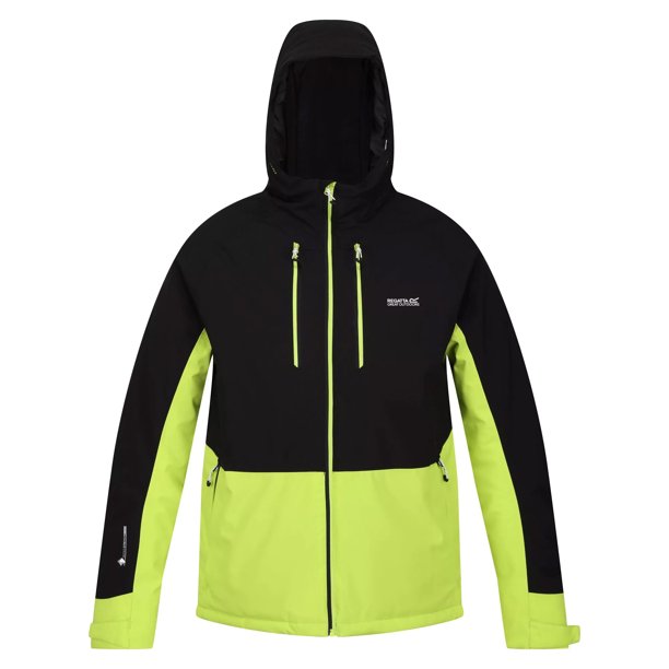Regatta - Chaqueta Acolchada Highton III de Elástico para Hombre (Negro, Kiwi Llamativo) Regatta UTRG8127_blackbrightkiwi