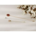 thumbnail image 2 of Vintage 3Pcs Long Stick Hat Pins Crystal Flower Butterfly and Pearl Details for Classic Hat Lapel and Scarf Accessorizing - 3pcs Classic, 2 of 6