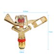 thumbnail image 5 of Gegong Rocker Arm Water Sprinkler,Spray Nozzle,1/2 Inch Connector Brass Rotate Rocker Arm Water Sprinkler Spray Nozzle Garden Irrigation, 5 of 8