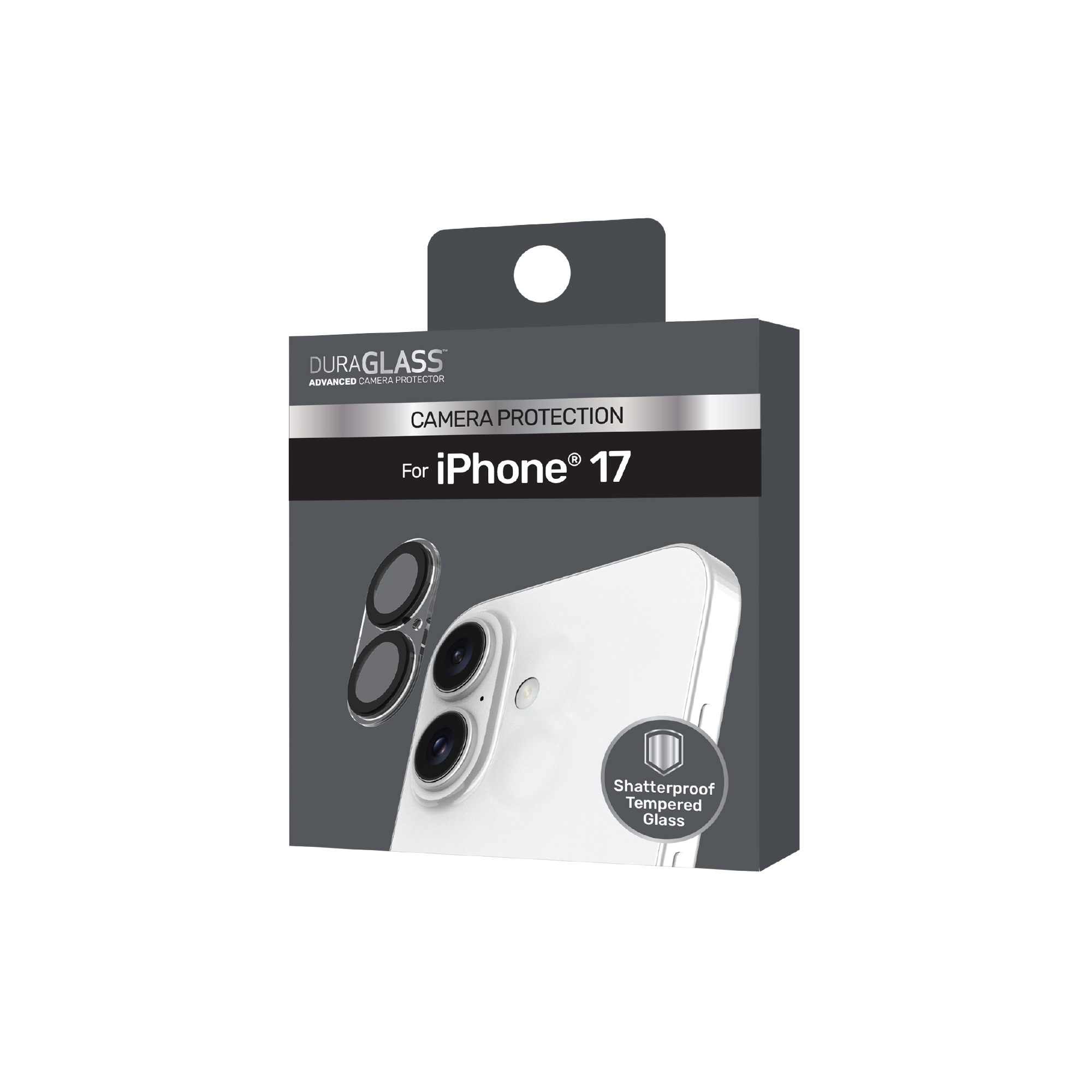 DuraGlass Camera Glass Protector for iPhone 17
