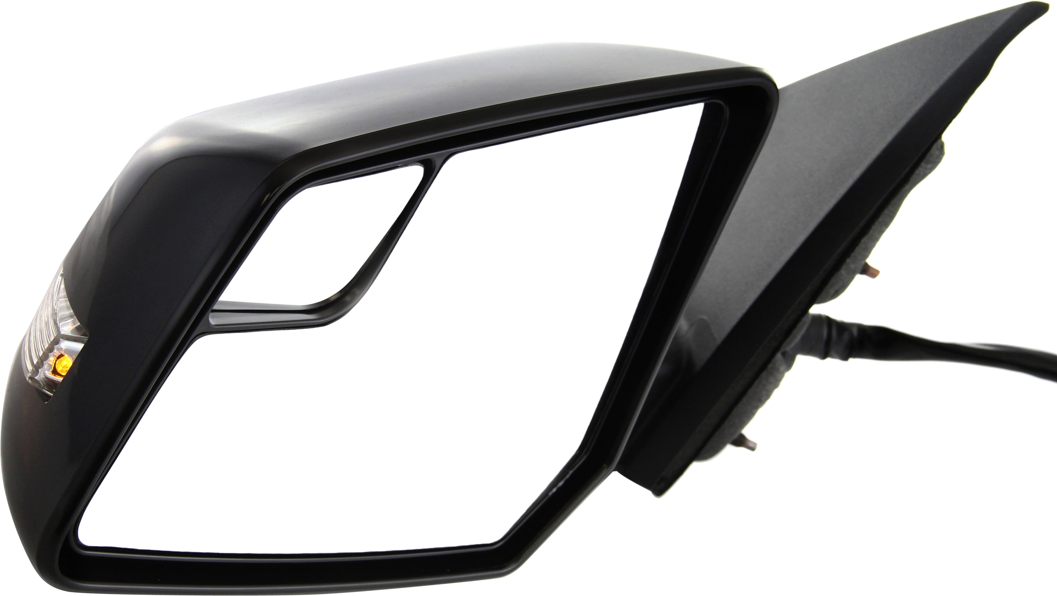 Mirror Compatible With 2009-2017 Chevrolet Traverse 2009-2016 GMC Acadia Left Driver Side Heated w/ Blind Spot Corner Glass In-housing Signal Light Paintable Kool-Vue