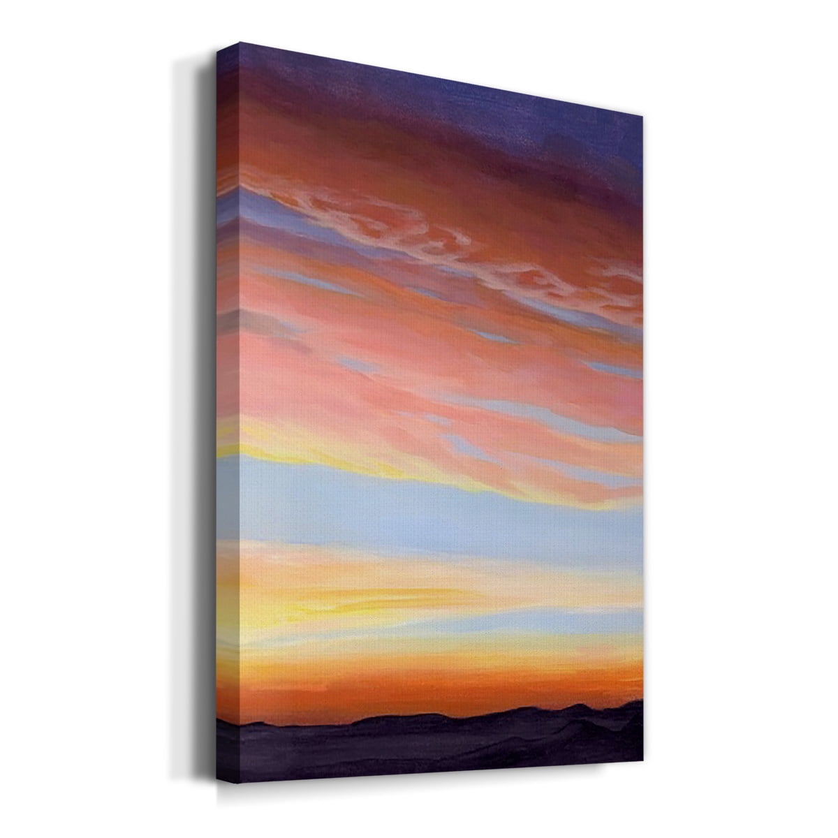 Ignited Dusk II Premium Gallery Wrapped Canvas - Ready to Hang