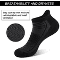 thumbnail image 6 of LOOIKOOS 12 Paris Mens/Women Ankle Socks Casual Breathable Low Cut Athletic Short Socks for Men  With Heel Tab, 6 of 6
