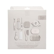 YAYA Premier Care 8-Piece Baby Grooming & Health Kit - Digital Thermometer, Nasal Aspirator, Baby Brush & Comb, Nail Clipper & Files, Scalp Brush & Medicine Dropper - Infant Care Set