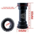 thumbnail image 4 of Almencla Support de Pédalier pour Vélo de Montagne, Compatible BB 90-92, Arbre à Roulement en Céramique - Noir, 4 of 8