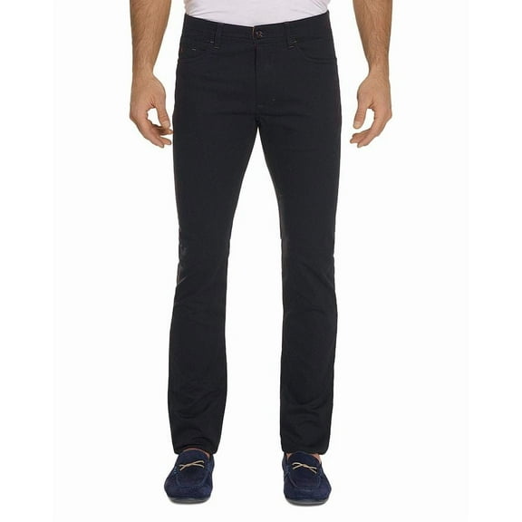 Robert Graham Kent Men's Tonal-Print Tailored Fit Pants in Navy-40x32