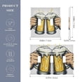 thumbnail image 3 of Dailycode Light Switch Plate Covers 2 Gang Wall Plate Plastics Outlet Covers for Kitchen Home Office Decor Cheers for Beer Mugs, 3 of 8
