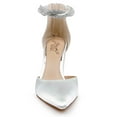 thumbnail image 7 of Jewel Badgley Mischka Tinsley Pointed Toe Block Heel Pumps, 7 of 7