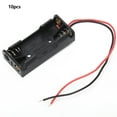 thumbnail image 2 of 10pcs 2x 3x AAA Battery Holder Battery Power Case Plastic Box with Wire Lead2x AAA, 2 of 9