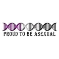 thumbnail image 2 of CafePress - Asexual Pride Flag Colored DNA Strand - Wood Rectangle Ornament 6"x4", 2 of 3