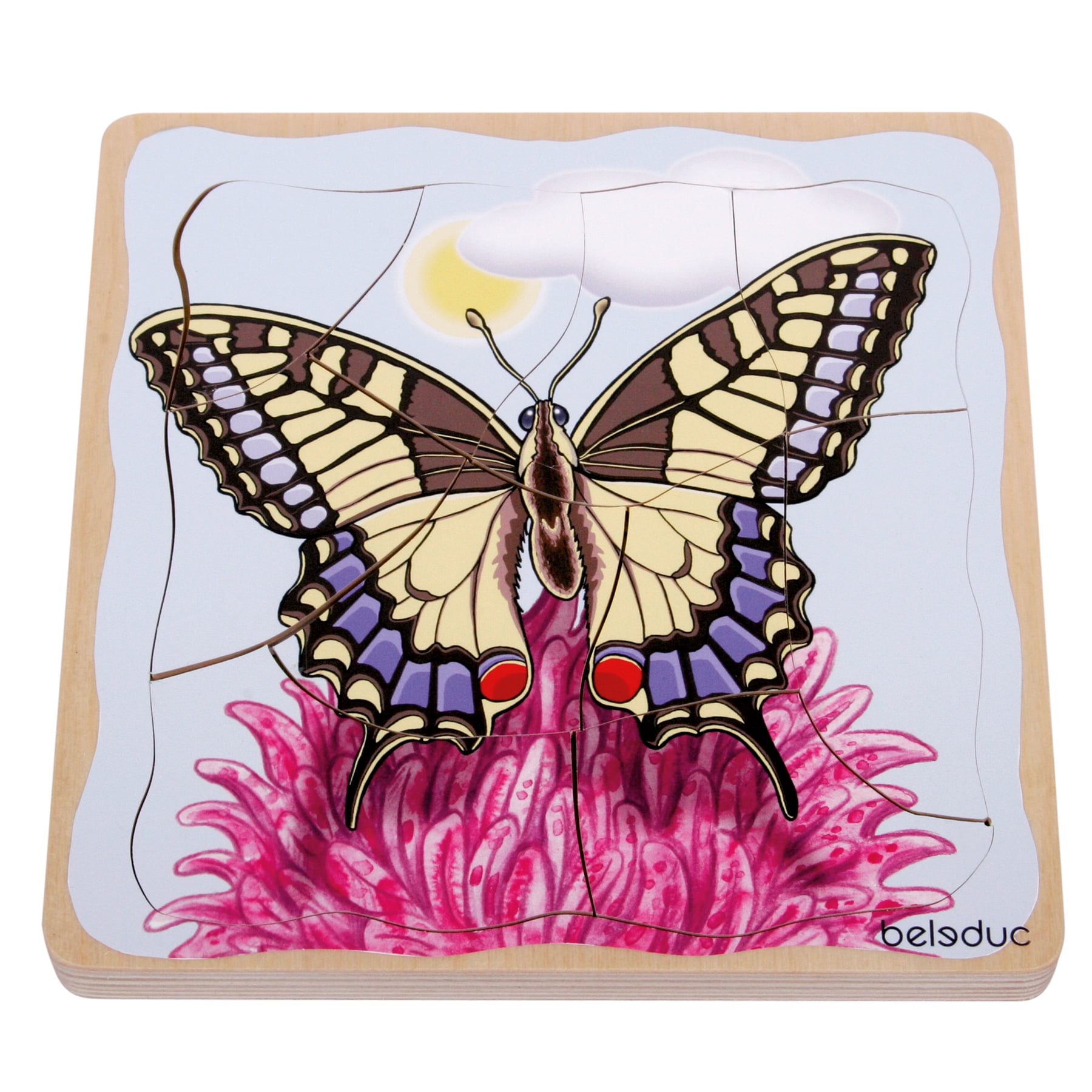 Beleduc Layer Puzzle, Butterfly