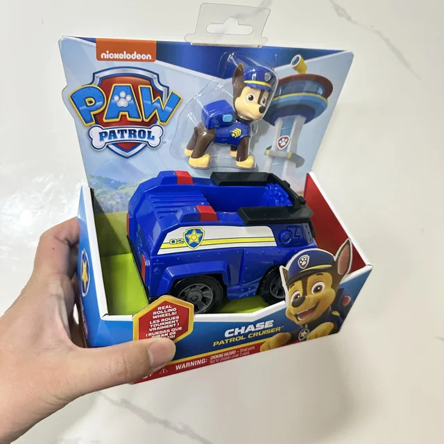 Figura de acción original de PAW PATROL, vehículo, coche Ryder Tracker Everest Chase Rex Skye Rocky Marshall Zuma, coche de juguete, regalo de cumpleaños para niños