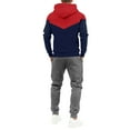 thumbnail image 3 of Sportswear Two-Piece Set Long Sleeve Hoodie and Joggers 2-Piece New Fashion Tracksuit for Men Autumn and Winter Clothing Suits, 3 of 4