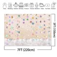 thumbnail image 3 of Photography Background Baby Shower Twinkle Twinkle Little Star Backdrops Newborn Birthday Star Sky Cloud Photo Studio Backdrop, 3 of 6