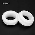 thumbnail image 3 of 4Pcs Snap Rubber Grommet Hole Plug Mount Dia 17mm ID 13mm H 7mm Seal Anti-Scratch White, 3 of 6