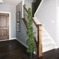 thumbnail image 6 of Vickerman 6' Artificial Potted Green Boxwood Spiral Tree., 6 of 7