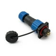 thumbnail image 1 of Sp16 Square Panel Mount Ip68 Waterproof & Socket Circular Connector 2-9Pin 6Pin Mingyqi, 1 of 11