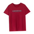 thumbnail image 4 of Camiseta de Verano para Mujer, Ajuste Regular, Camisetas de Verano para Acampar, Vacaciones, Viajes, Vacaciones L, 4 of 7