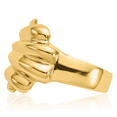 thumbnail image 3 of 14K Solid Yellow Gold Chunky Dome Statement Ring, 3 of 8
