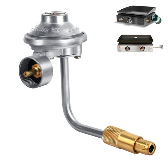 Grill Griddle Regulator Replacement for Blackstone 17"/22" Tabletop - CSA Certified Propane Regulator with Knurled Grip
