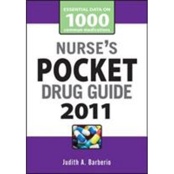 Pre-Owned Nurse's Pocket Drug Guide 2011 (Paperback) 0071737677 9780071737678