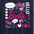 thumbnail image 3 of Barbie - Barbie Valentine's Collage - Toddler And Youth Crewneck Fleece Sweatshirt, 3 of 5
