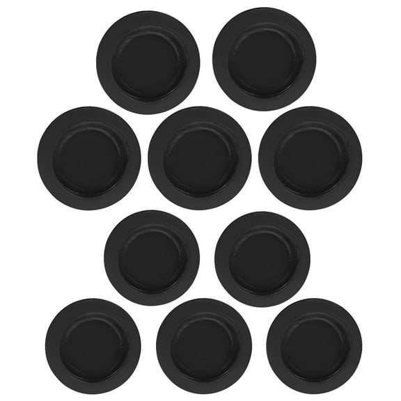 PBPBOX 10Pcs Black Rubber Bank Plug Accessories for Secure Saving Box Use