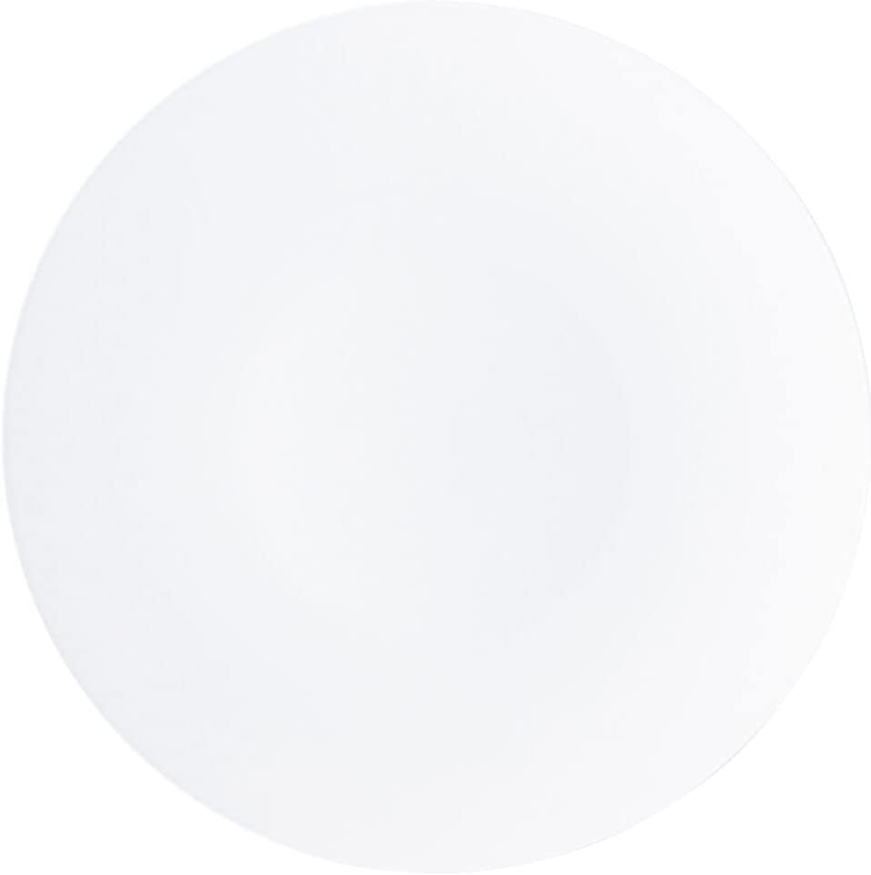 (44 PACK) EcoQuality 13" inch Round Charger Hammered White Plastic