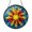 Stained Glass 5.9 Inch, variant on Sun Stained Glass Suncatcher Sunshine Window Hanging Decor