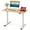 Natural, variant on GOFLAME Height Adjustable Electric Standing Desk, 44 x 24 Inches Sit to Stand Computer Workstation with Cable Management Hole, Ergonomic Stand up Desk with Splice Board for Home Office, Natural
