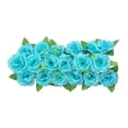 thumbnail image 1 of Visland Simulation Flower No Watering Fabric Art DIY Wedding Artificial Rose Flower Row Decoration Home Decor, 1 of 8