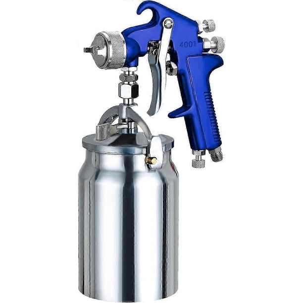 Hvlp Paint Spray Gun with 1000 cc Capacity with 1.8 mm Nozzle Adjustable Professional air Paint Spray Gun kit Spray Gun Compressed air Operating Press