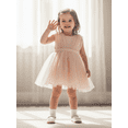 thumbnail image 4 of BemeyourBBs Toddler Baby Girl Fairy Butterfly Dress Glitter Tulle Tutu Dress Sleeveless A-Line Pageant Princess Dress with Sequin Wing Summer Clothes, 4 of 9