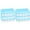 Blue, variant on Enday Dots Pencil Case Box with Snap Tight Lid School Office Supply Storage Blue 8” Pack of 6