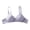 Blue, variant on VerPetridure Bras for Women Wirefree Woman's Printing Gathered Together Daily Bra Underwear No Rims