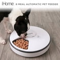 thumbnail image 2 of iHome 6-Meal Automatic Pet Feeder for Wet & Dry Food with 24-Hour Programmable Timer, 2 of 7