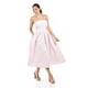 thumbnail image 5 of Vestido Strapless de corte midi Roman Fashion /Juvenil, 14387 (Palo de rosa) rosa CH, 5 of 5
