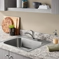 thumbnail image 2 of American Standard Colony PRO 5.87" Single Handle Kitchen Faucet, Stainless Steel, 2 of 5