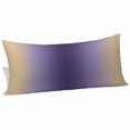 thumbnail image 2 of Purple Yellow Ombre Body Pillow Covers 20"x54", Farmhouse Modern Gradient Art Soft Brushed Microfiber Breathable Throw Pillow Covers, Pillowcase with Zipper for Couch Sofa Bedroom Living Room, 2 of 9
