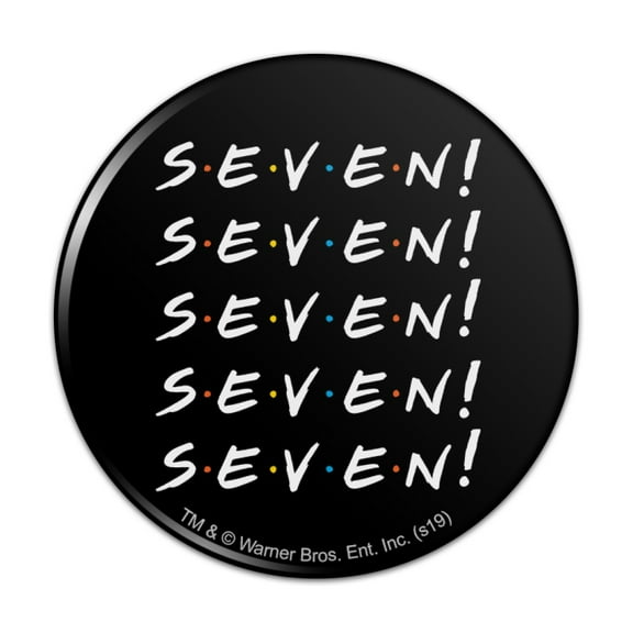 Friends SEVEN Kitchen Refrigerator Locker Button Magnet