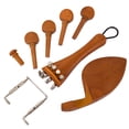 thumbnail image 3 of Chinrest sets Professional 4/4 Violin Tuning Pegs Aleación de madera Tablero de cadena Tablero de cadena Instrumentos musicales Instrumentos de reparación Suministros AweSitey OD010873-00, 3 of 7