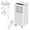 Grey, variant on 8,000 BTU Portable Air Conditioner, Fast Cools Up to 350 Sq.Ft, 3in1 Compact AC Unit with Dehumidifier&Fan, Quiet Floor AC Unit w/Sleep Mode, 24 Hour Timer/24Hrs Timer, Cooling System w/Install Kit