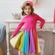 thumbnail image 4 of Vestido Niña Arcoíris Vestido Princesa OP Rosa, 4 of 8